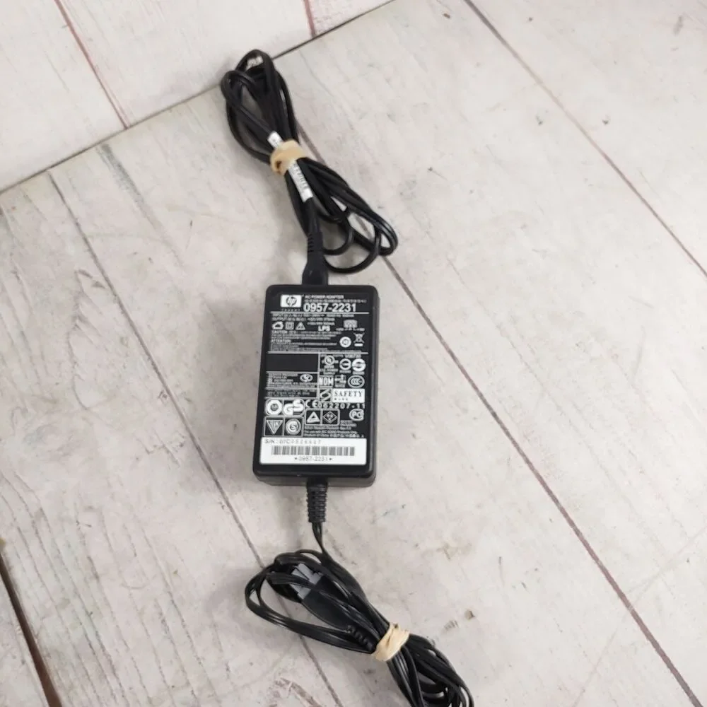 HP 0957-2231 AC Power Adapter Printer Supply 32V 375mA 16V 500mA TESTED WORKING
